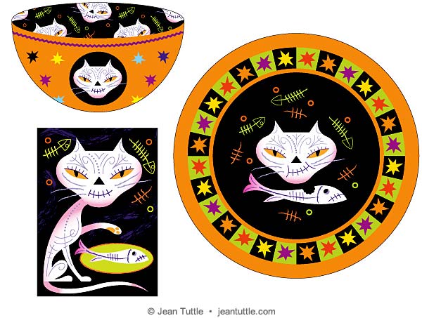 Kitty Skeleton Collection